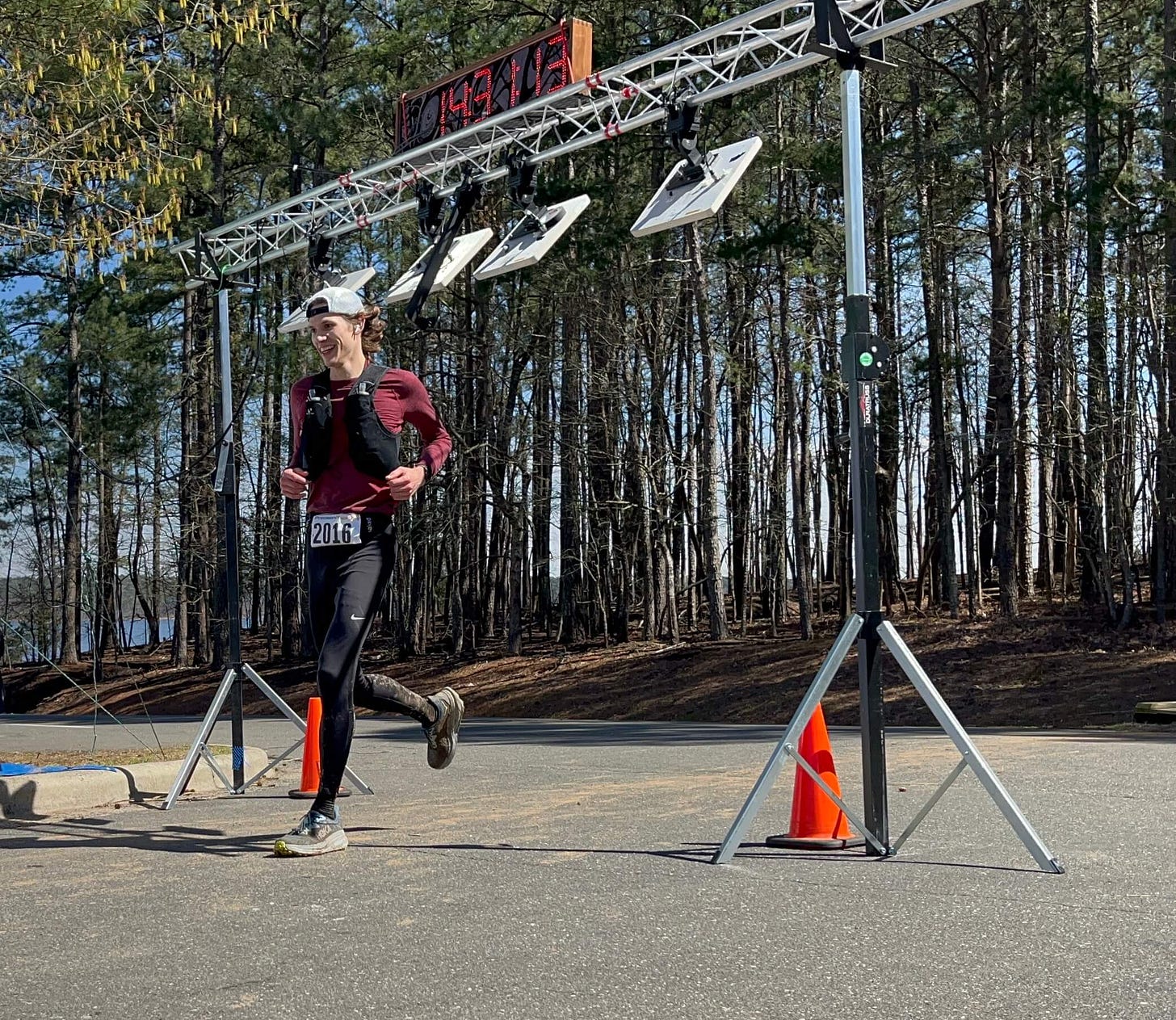 Finishing my first 50-miler!